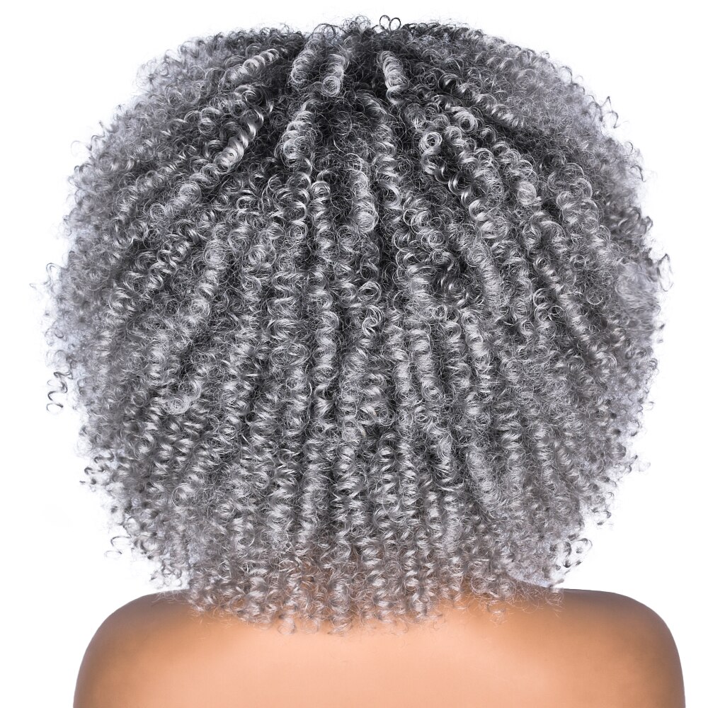 Short Afro Kinky Synthetic Hair Wig