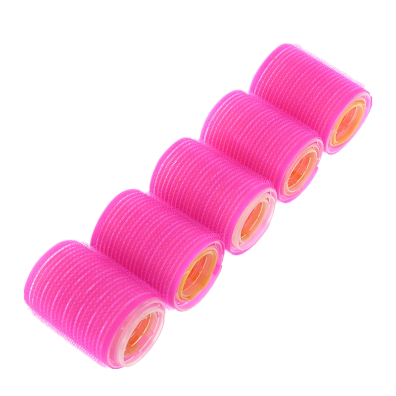 Cute Convenient Self-Adhesive Plastic Hair Curlers Set