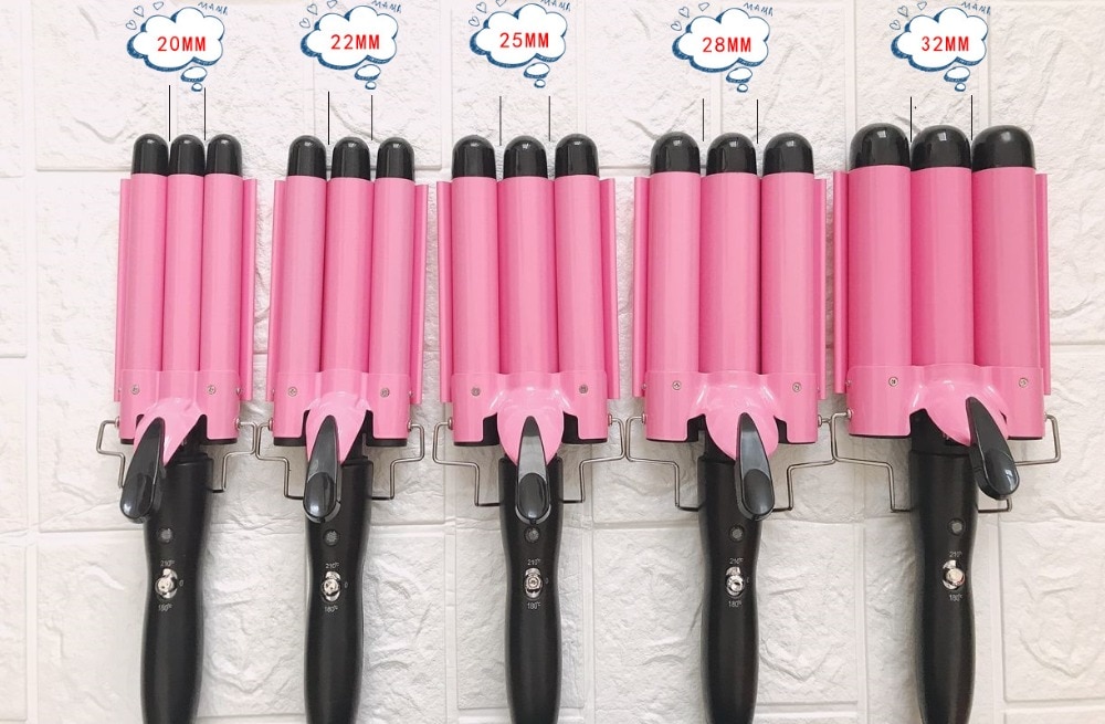 Professional Ceramic Triple Barrel Hair Curler