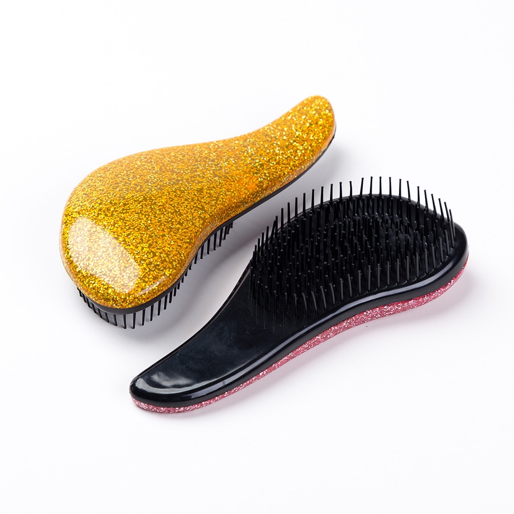 Glitter Design Portable Hair Brush