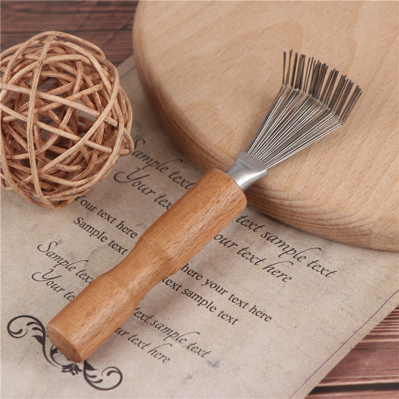 Eco-Friendly Wooden Comb Cleaner