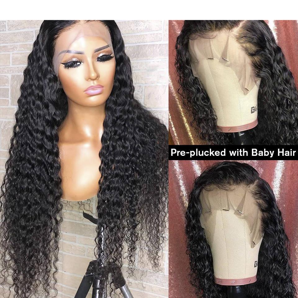 13x4 HD Transparent Lace Deep Wave Wig