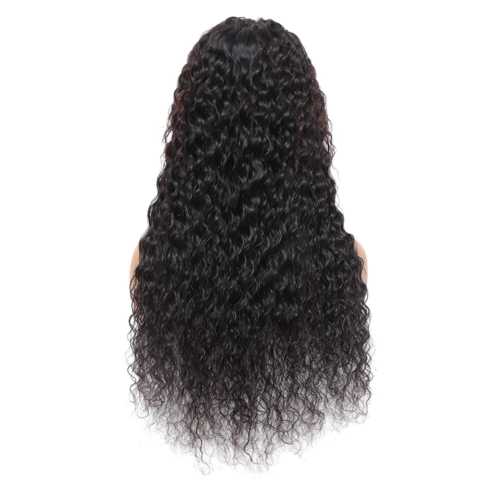 Curly Human Hair Lace Closure Wig