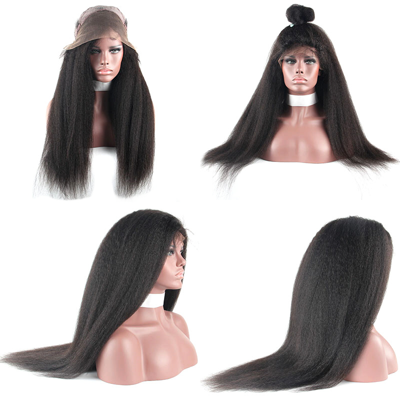 Kinky Straight Brazilian Hair Wig