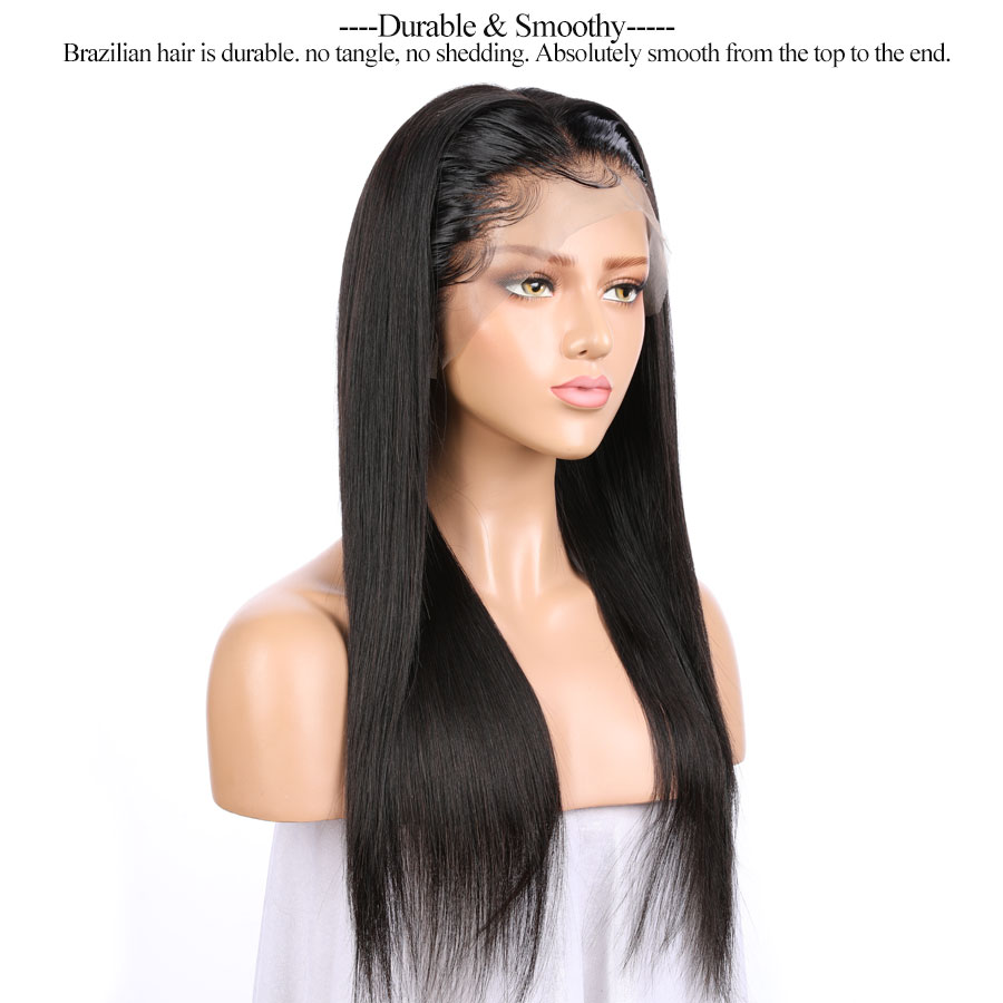 13x6 Lace Front Straight Human Hair Wig