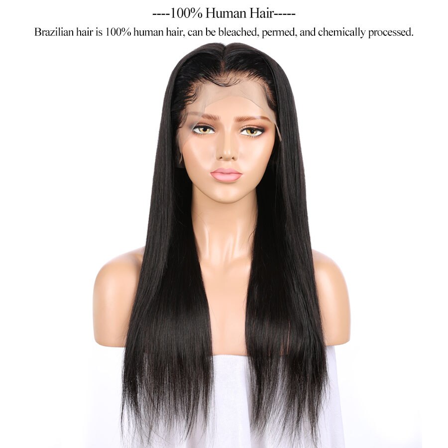 13x6 Lace Front Straight Human Hair Wig