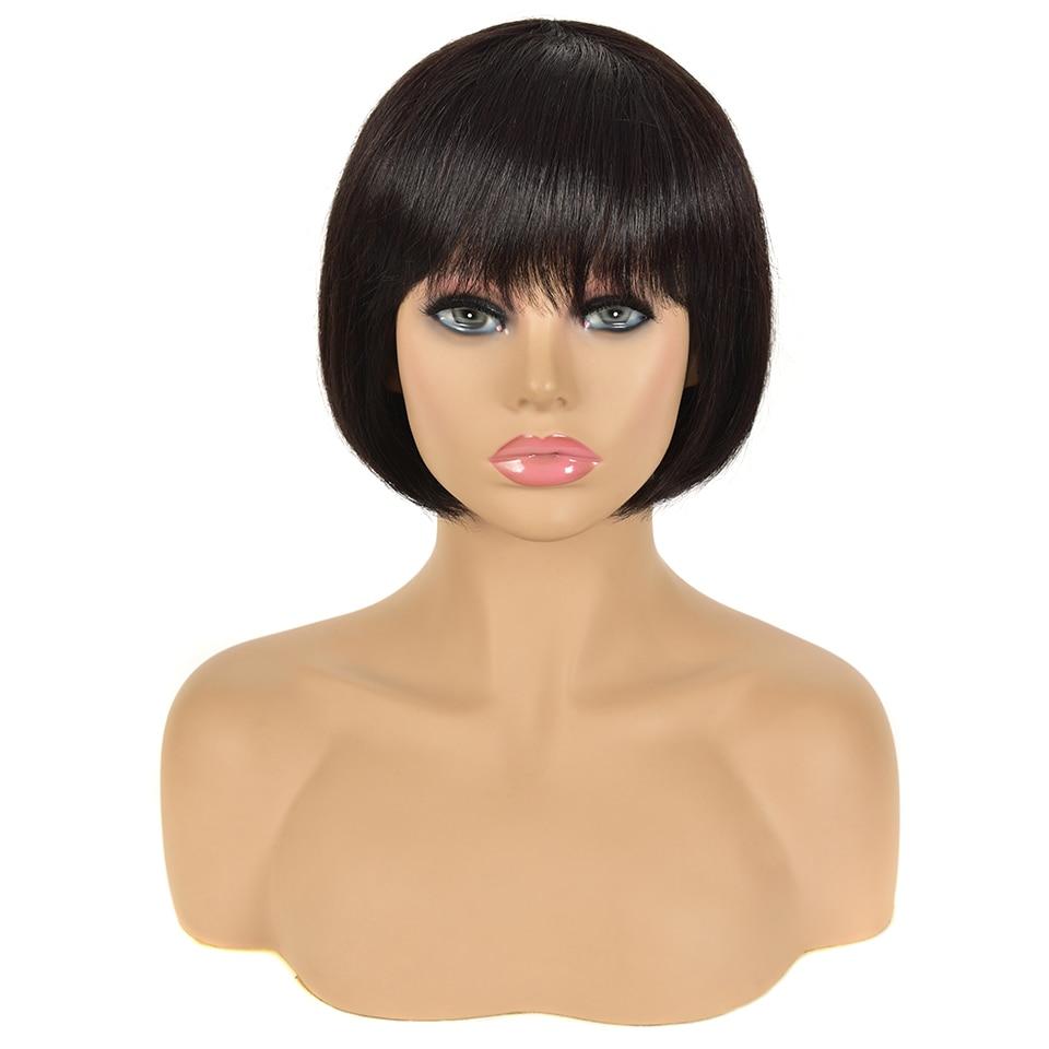 Remy Human Hair Short Bob Wig