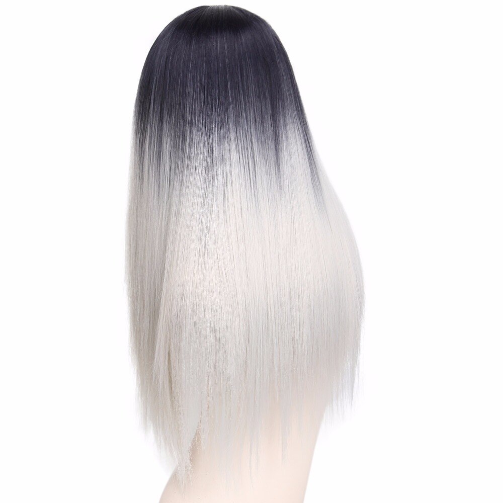 Women's Coloured Long Straight Wig