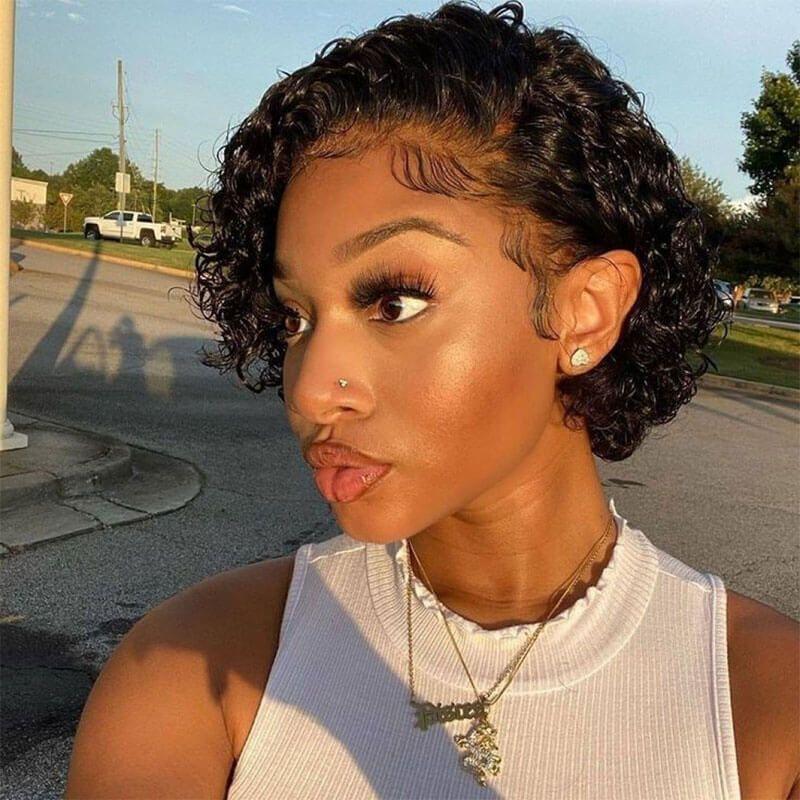 Curly Pixie Cut Wig