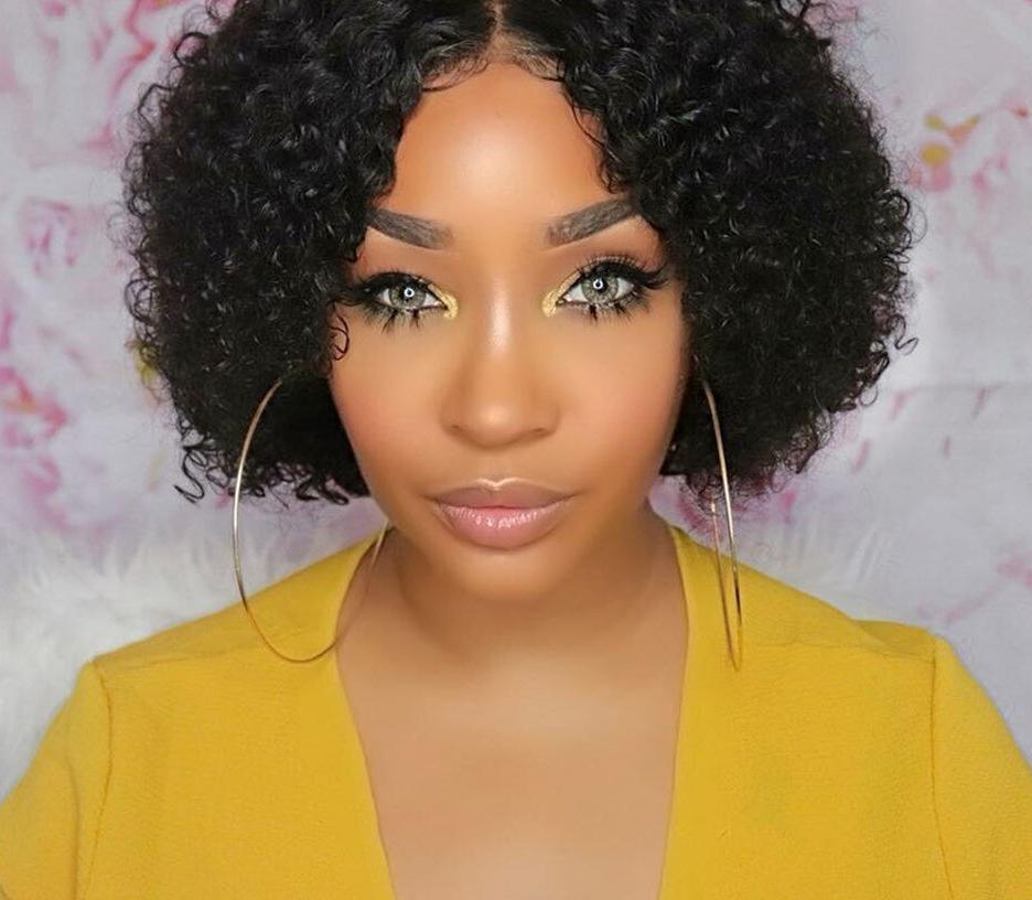 Kinky Curly Pixie Cut Wig