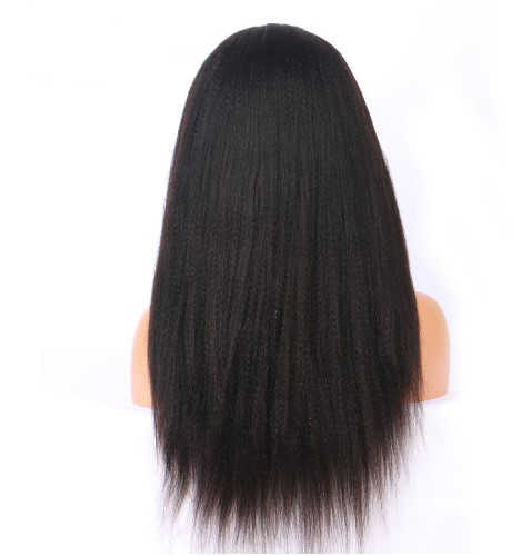 Kinky Straight Lace Front Brazilian Hair Wig