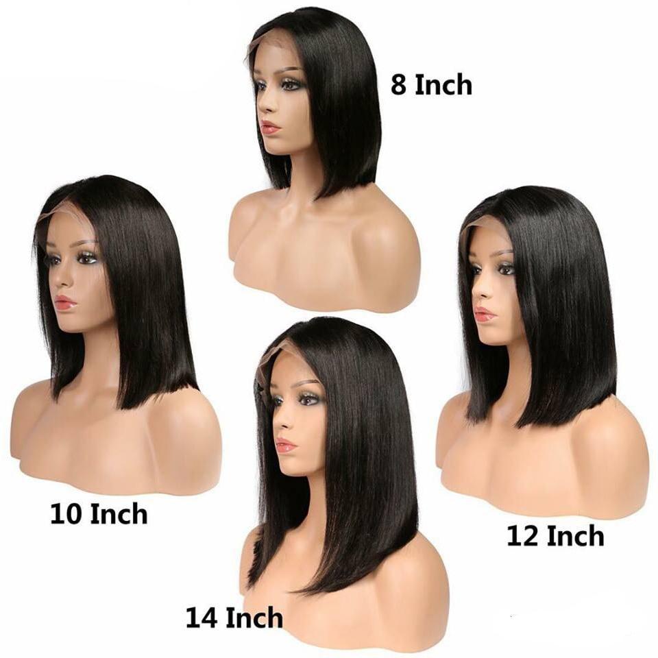 13x4 Lace Front Short Bob Human Hair Wig