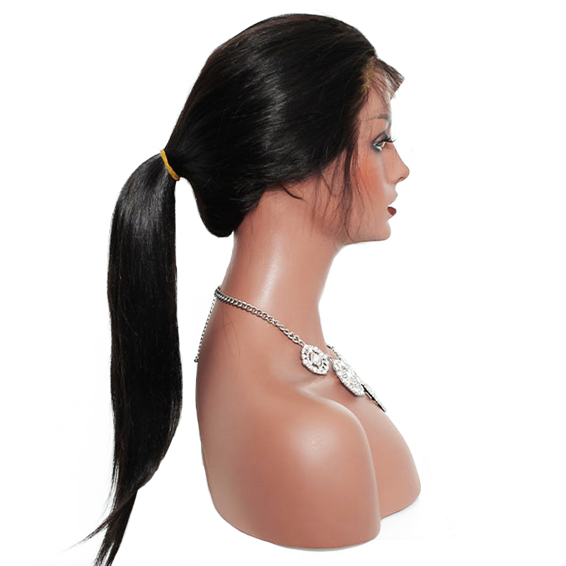 Silk Straight Natural Black Wig