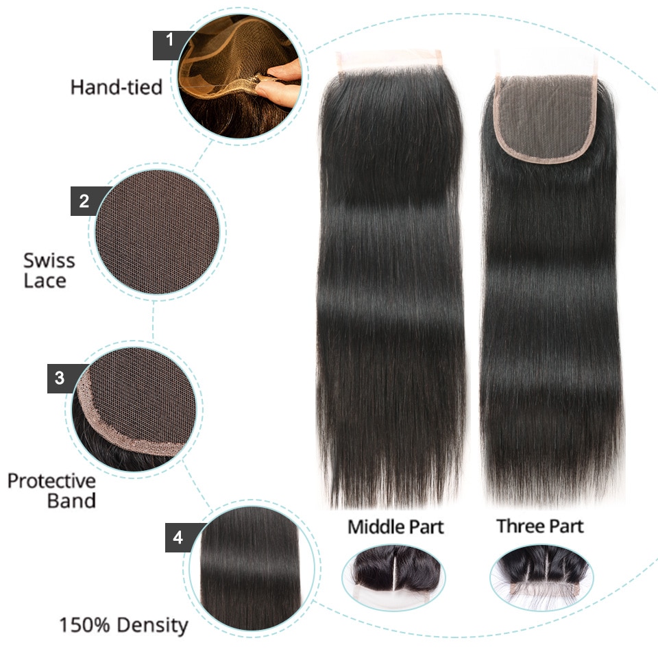 Straight Human Hair Bundles