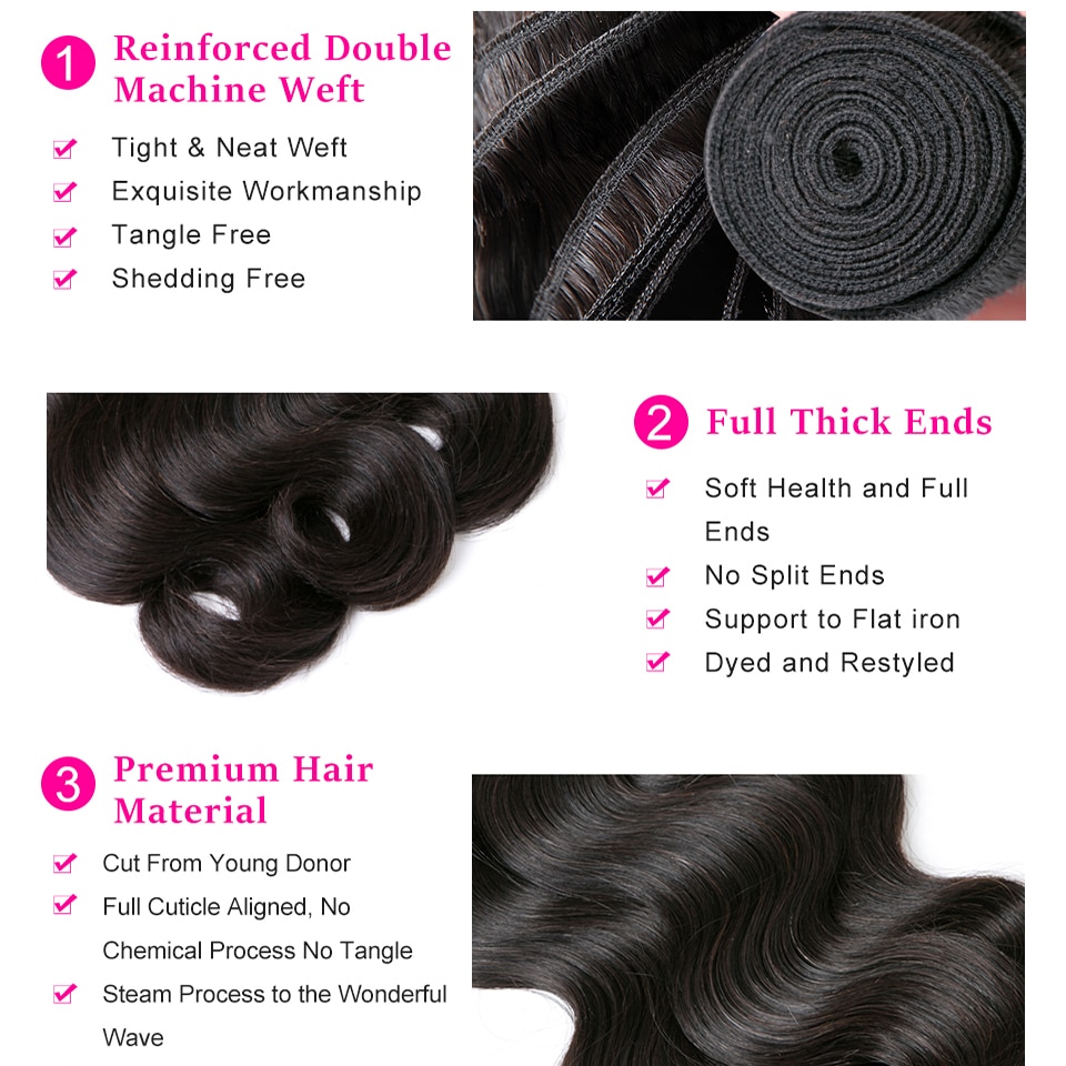 Body Wave Brazilian Hair Bundles