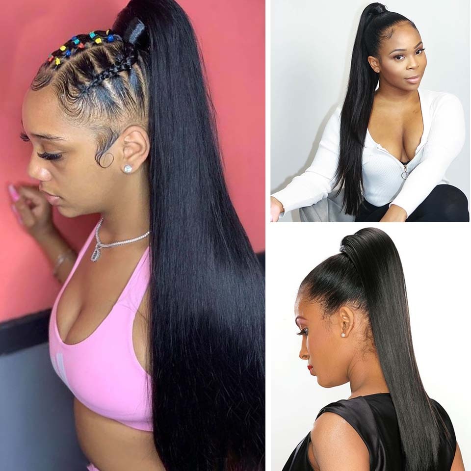 Wrap Around Human Hair Ponytail