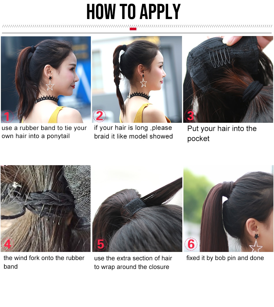 Wrap Around Human Hair Ponytail