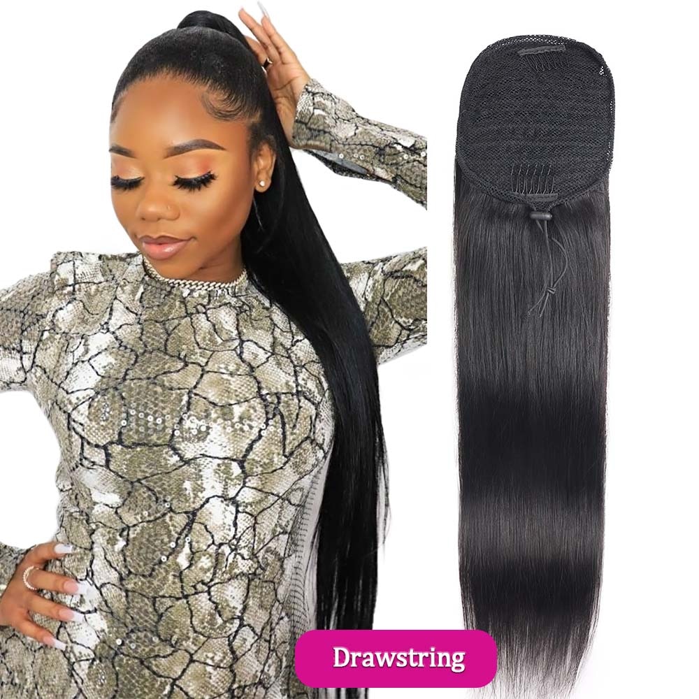 Human Hair Ponytail Extension