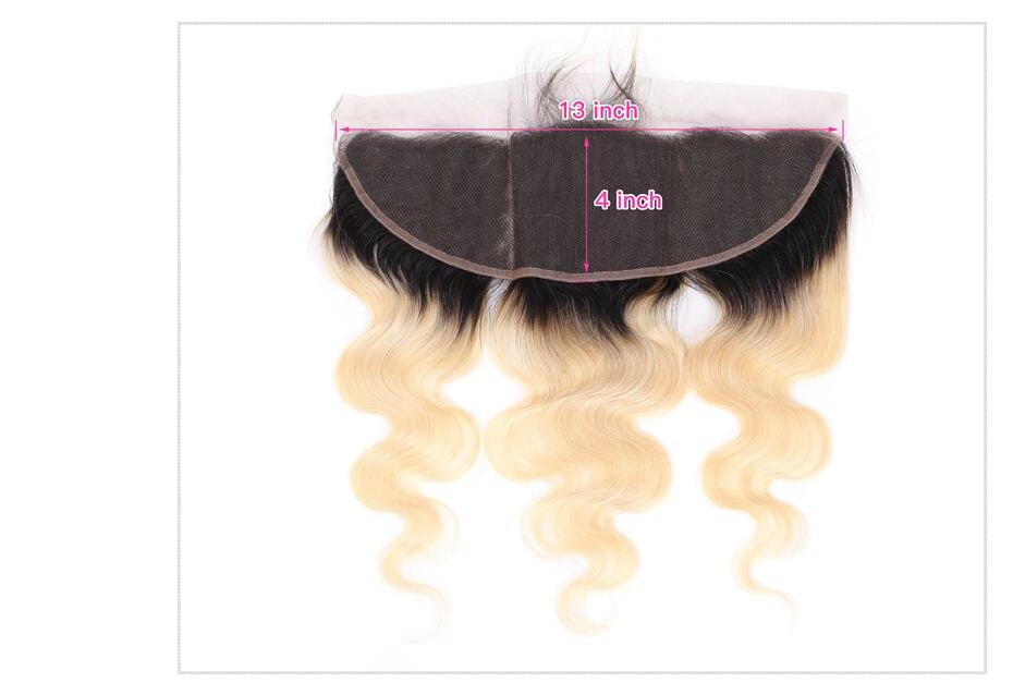 1B/613 Ombre Blonde Peruvian Hair Bundles 3 Pcs Set