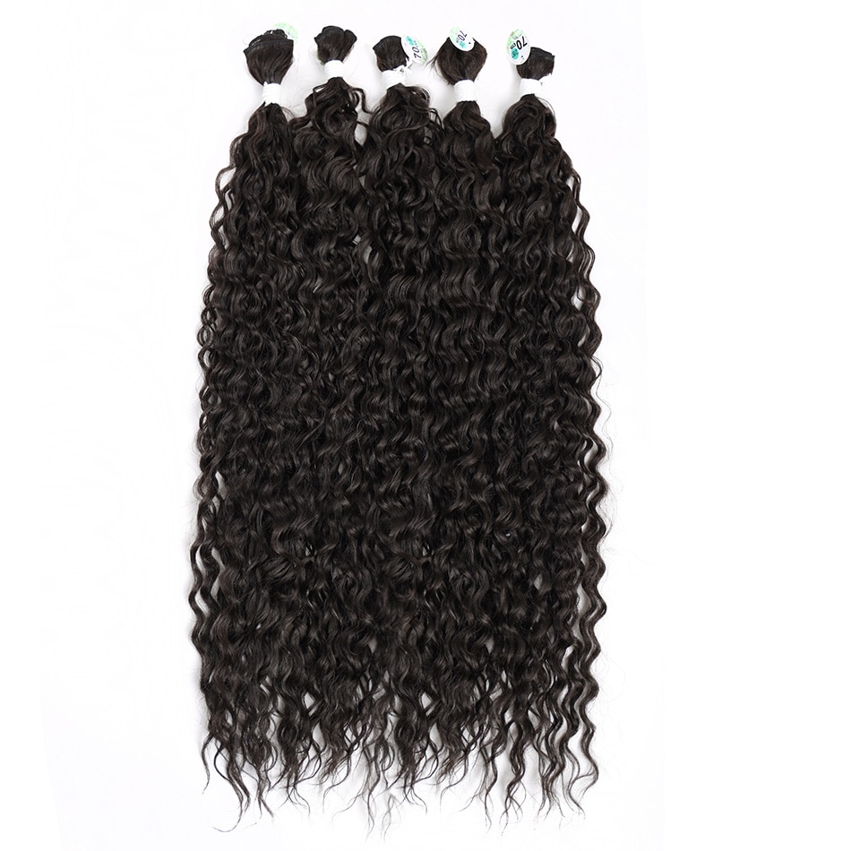 Curly Artificial Hair Extension Bundle