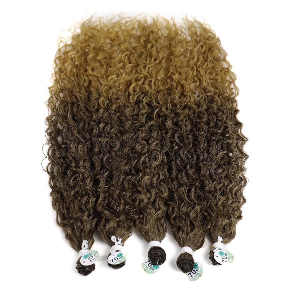 Curly Artificial Hair Extension Bundle