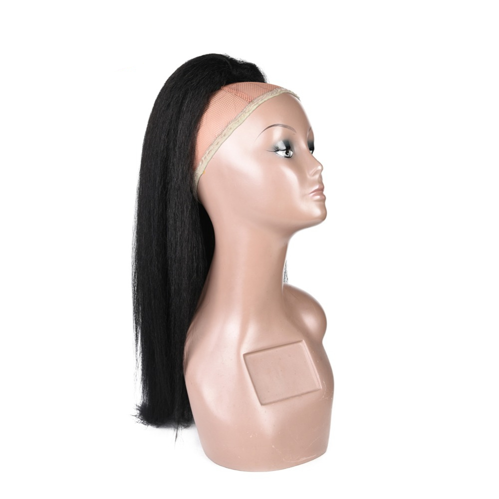 Long Kinky Straight Ponytail Synthetic Hair Extension