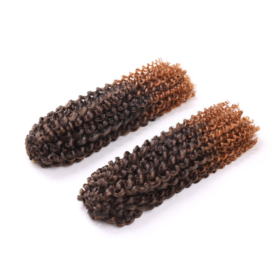 Cute Curly Thick Dark Synthetic Hair Extension