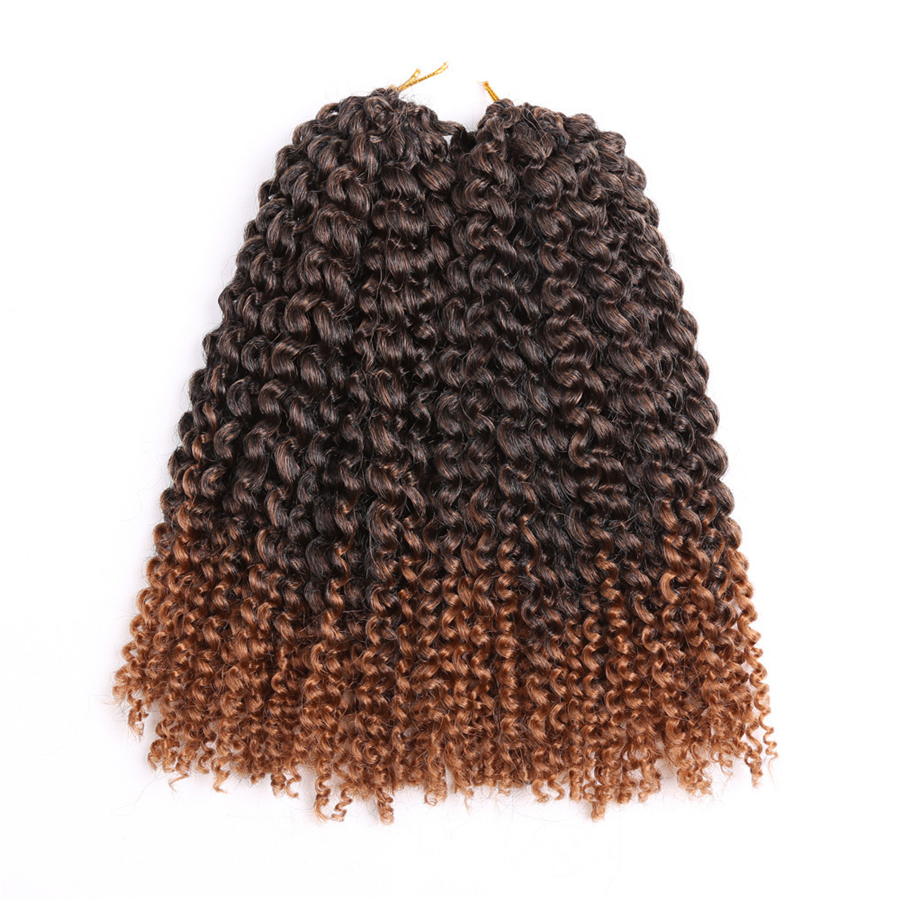 Cute Curly Thick Dark Synthetic Hair Extension