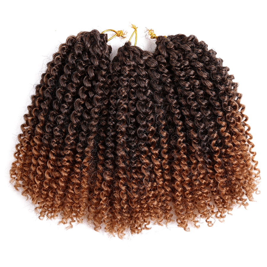 Cute Curly Thick Dark Synthetic Hair Extension