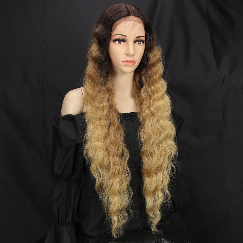 Lace Front Deep Wave Ombre Wig