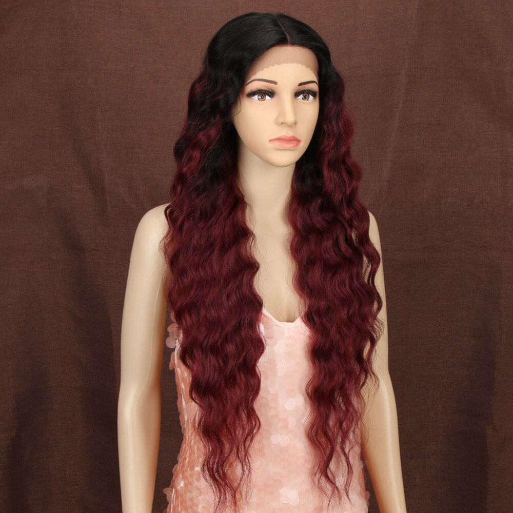 Lace Front Deep Wave Ombre Wig