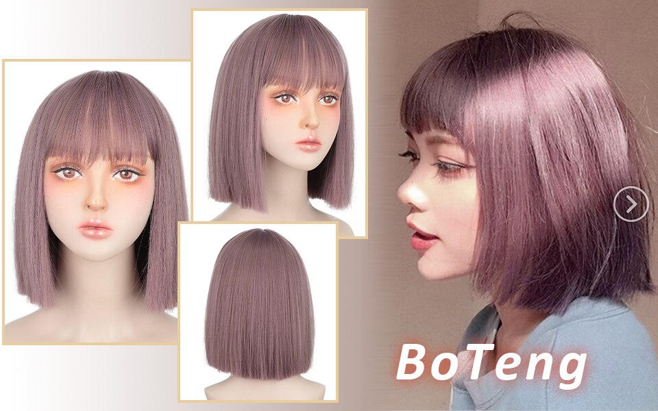 Short Bob Synthetic Hair Wig