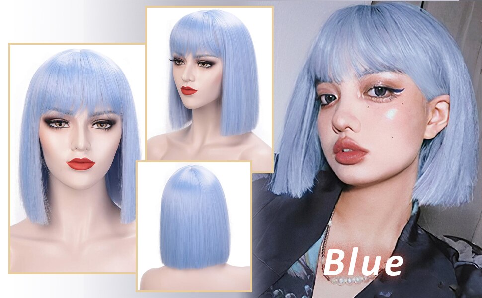 Short Bob Synthetic Hair Wig